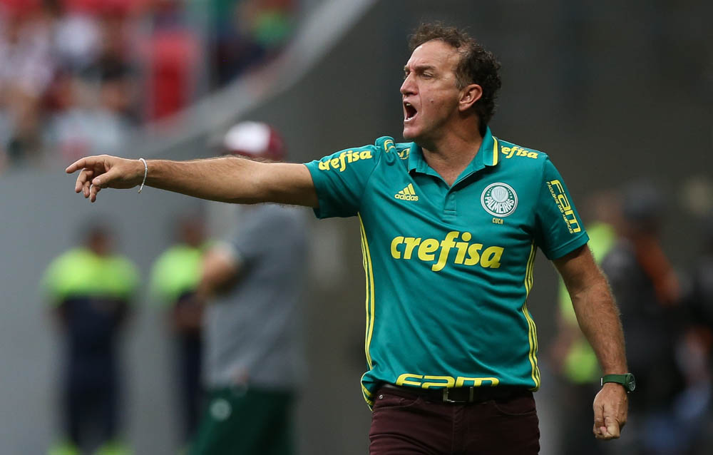 Cuca não deixou o Palmeiras e foi campeão.