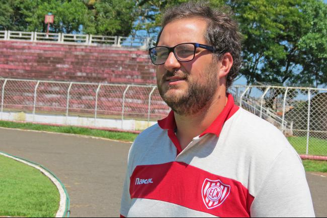 Caio Tuler, supervisor de futebol do Noroeste (Foto: Bruno Freitas / Noroeste) 