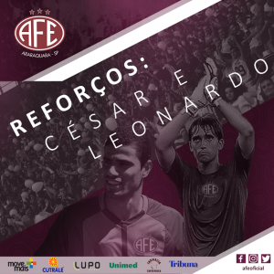 Paulistão: Ferroviária oficializa goleiro César e atacante Leonardo