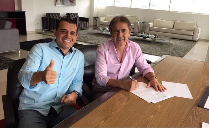 Tom Moisés (Secretário de Esportes) e Rubens Furlan (Prefeito de Barueri) 