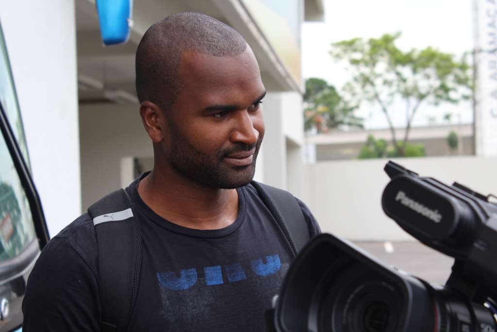 O zagueiro Reniê falou sobre o foco que os jogadores terão durante o período em Vargem - Foto: Leandro Fernandes