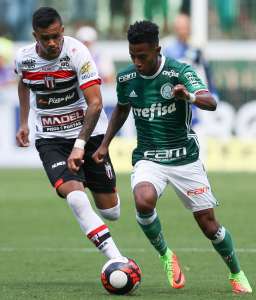 Paulistão: Lesão no ombro tira Tchê Tchê do Palmeiras por pelo menos um mês