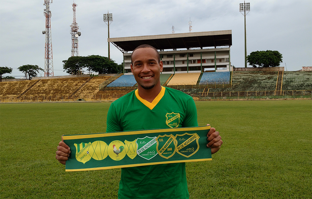Echaporã chegou ao clube em janeiro deste ano - Foto: Tiago Pavini/XV de Jaú