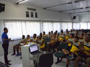Instrutor de arbitragem da CBF, Roberto Perassi dá palestra ao Novorizontino