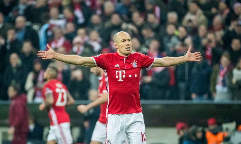 Robben marcou um golaço para abrir o placar