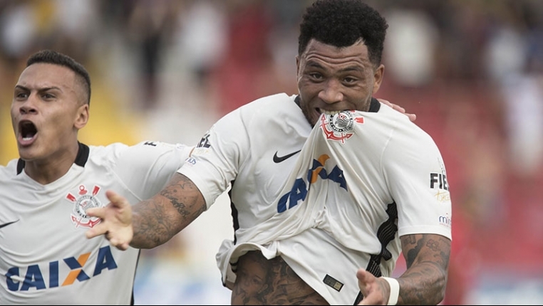 Kazim comemora o gol que deu a vitória do Corinthians sobre o Audax  - Daniel Augusto Jr./Ag. Corinthians