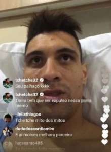 Paulistão: Tchê Tchê festeja vermelho levado por Gabriel: 'Traíra tem de ser expulso'