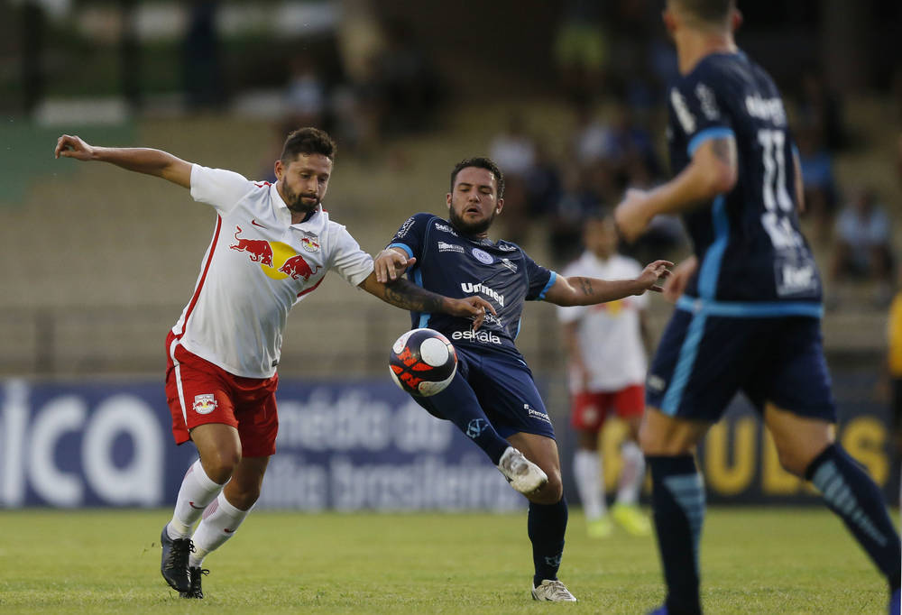 O São Bento surpreendeu o Red Bull nos últimos minutos. (Foto: Divulgação / Red Bull)