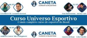Curso Universo Esportivo oferece aulas com jornalistas renomados, técnicos e especialistas