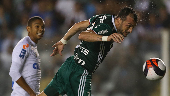 Palmeiras virou para cima do Santos no Paulistão