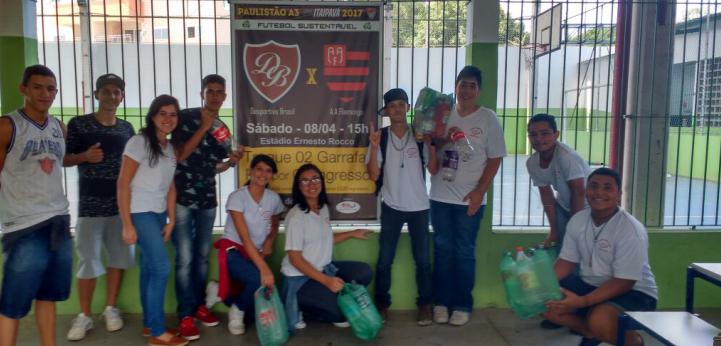 Futebol Sustentável conscientizou crianças das escolas de Porto Feliz sobre meio-ambiente