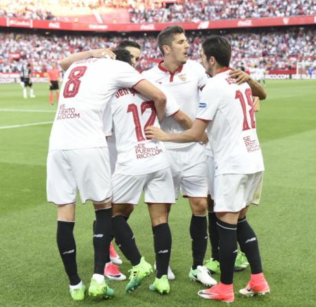 Sevilla fez 4 a 2 no La Coruña e deu cabo ao jejum de vitórias no Espanhol