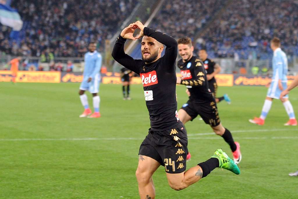  O Napoli surpreendeu a Lazio e venceu por 3 a 0, com dois gols de Insigne e um de Callejón