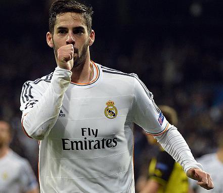 Isco foi destaque do Real Madrid pelo Espanhol