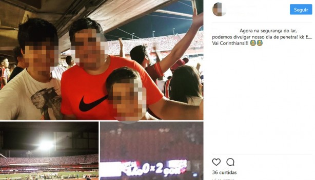Torcedores do Corinthians se infiltram na torcida do São Paulo no Morumbi 4 0002050236924 img