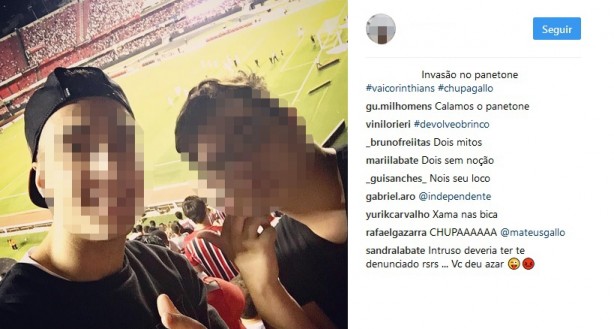 Torcedores do Corinthians se infiltram na torcida do São Paulo no Morumbi 6 0002050236926 img
