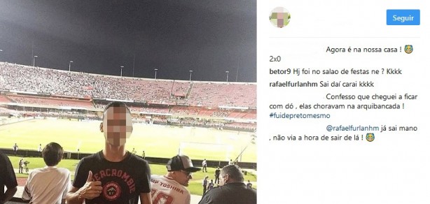 Torcedores do Corinthians se infiltram na torcida do São Paulo no Morumbi 7 0002050236927 img