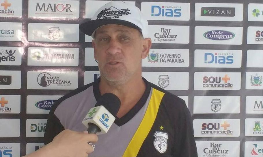 Celso Teixeira quer levar o Treze ao título do Paraibano.