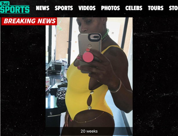 Tênis: Serena Williams surpreende e indica gravidez de cinco meses
