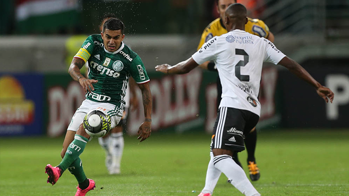 O atacante e capitão Dudu também afirmou que o elenco sairá fortalecido depois dessa queda na semifinal - Foto: César Greco / Agência Palmeiras