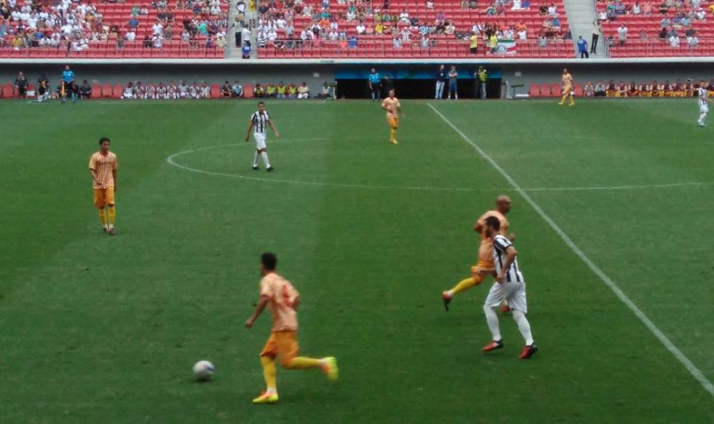 Ceilândia arrancou empate no final contra o Brasiliense - Foto: Reprodução Twitter