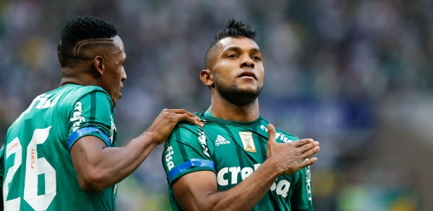 Borja marcou duas vezes na vitória do Palmeiras