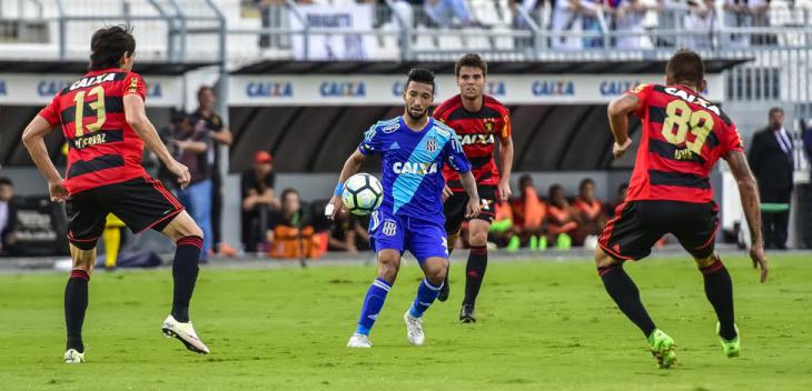 Clayson deixou a defesa do Sport para trás e marcou dois gols. Foto: Felipe Leoni - AAPP