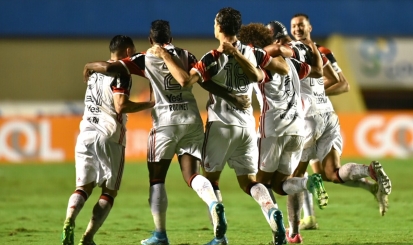 Flamengo vence a primeira no Brasileirão (Foto: Staff Images/ Flamengo)