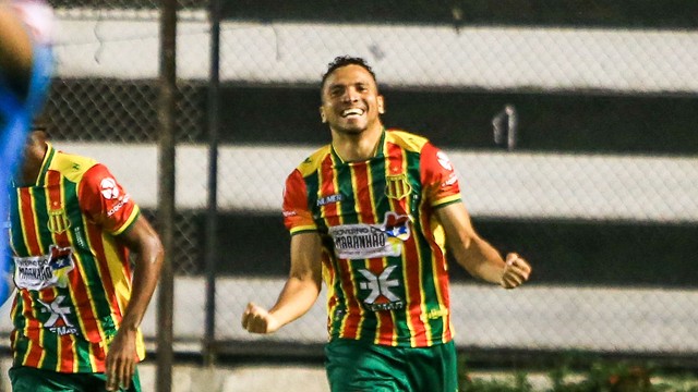 Série C: Estreante sortudo, Reginaldo Júnior comemora primeiro gol pelo Sampaio Corrêa