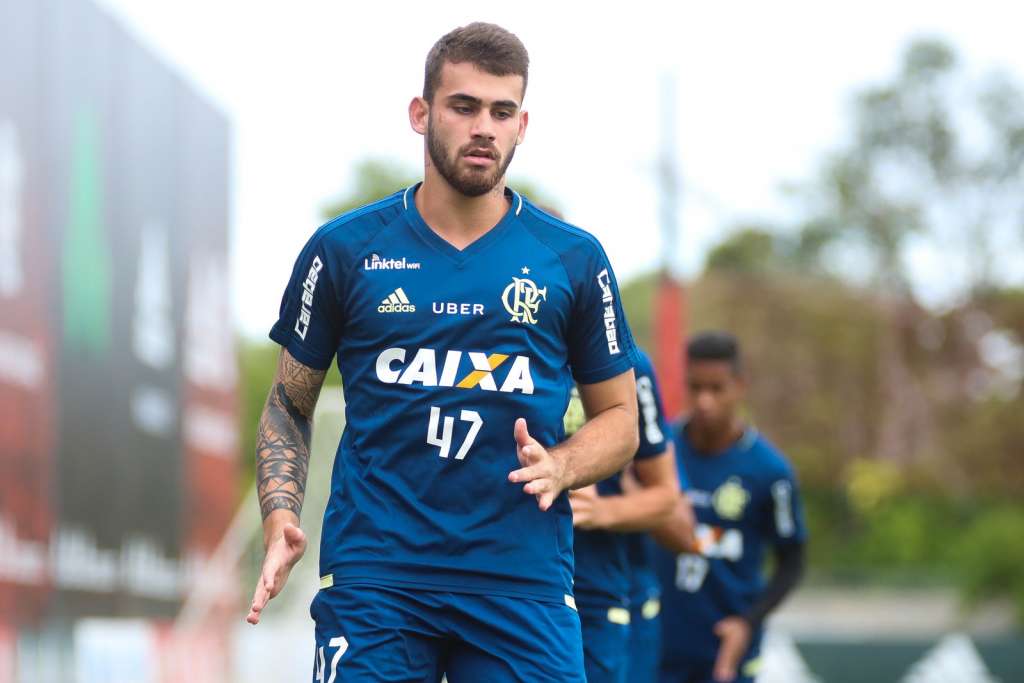 O atacante Felipe Vizeu está há quase um mês sem jogar pelo Flamengo
