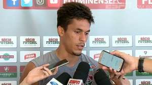 Reginaldo comemora gol pelo Fluminense e mira duelo com Palmeiras: 'Jogo difícil'