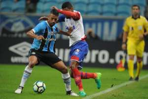 Grêmio 1 x 0 Bahia - Cortez marca no fim e Tricolor segue na cola do Corinthians