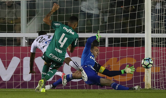 Santos venceu o Palmeiras na Vila Belmiro