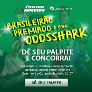 Promoção Brasileirão Premiado é com Oddsshark