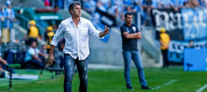Renato Gaúcho culpa falta de ritmo do Grêmio por derrota para o Palmeiras