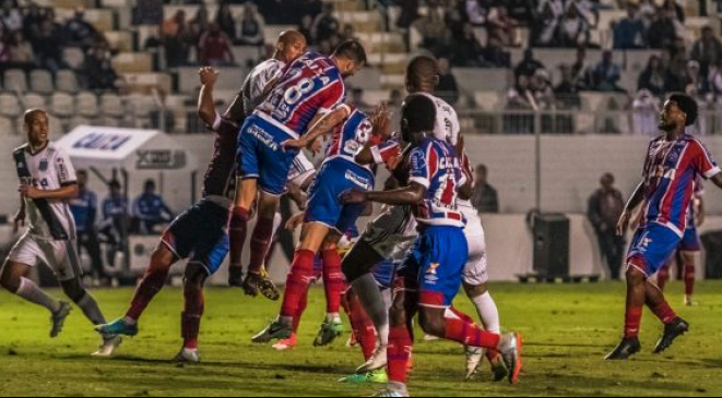 Bahia marcou um gol rápido e depois dominou as ações contra a Ponte Preta.