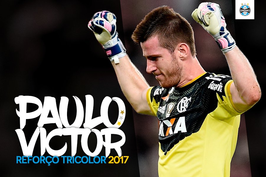 Grêmio oficializa Paulo Victor e assina até 2019 com o goleiro