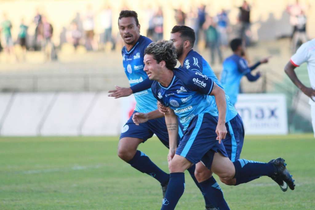 Com um gol do recém-contratado Eder, o São Bento voltou a vencer na Série C (Foto: Jesus Vicente / São Bento)