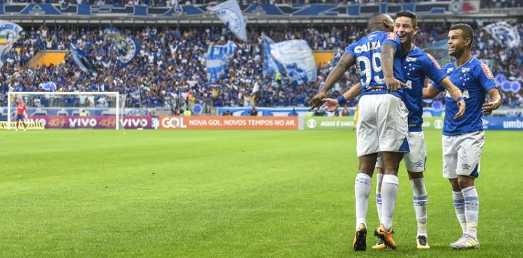 Sassá, emprestado pelo Botafogo, marcou o gol de empate do Cruzeiro diante do Flamengo. Foto: Oficial - Cruzeiro