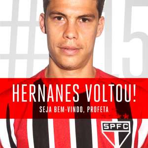 São Paulo anuncia contratação de Hernanes: 'O Profeta voltou'