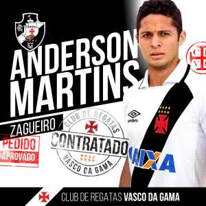 Vasco confirma retorno do zagueiro Anderson Martins