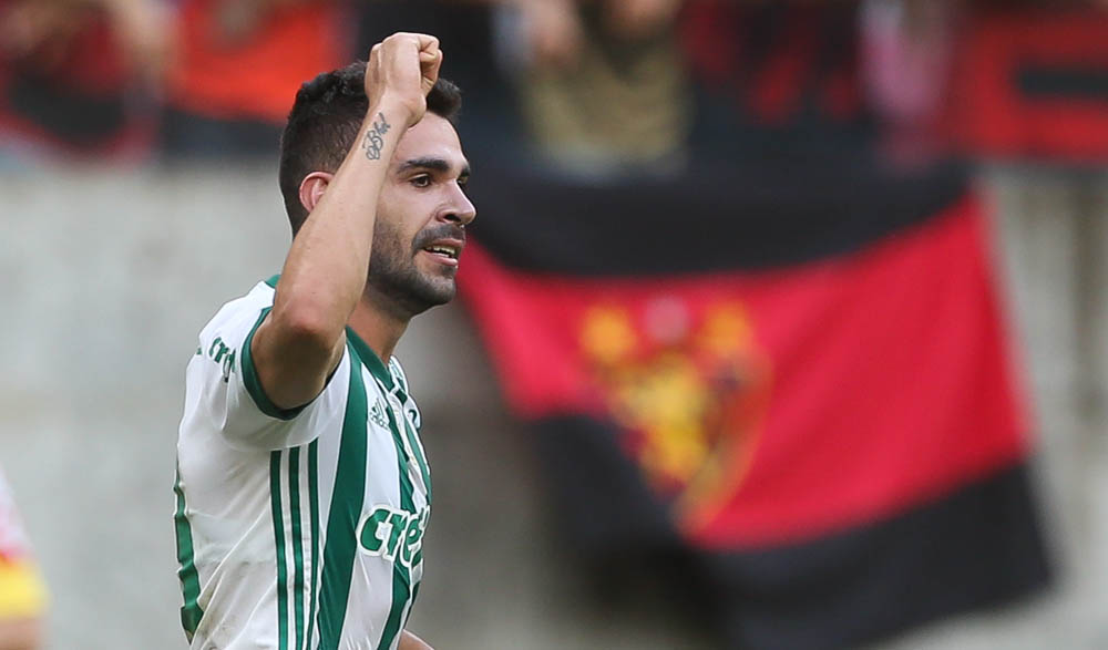 Volante Bruno Herinque foi o grande destaque da vitória alviverde (Foto: César Greco/ Ag Palmeiras)