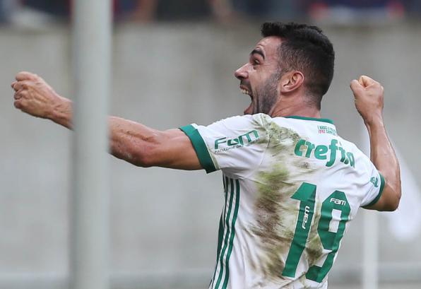 Bruno Henrique foi bem no Palmeiras dentro da Arena Pernambuco