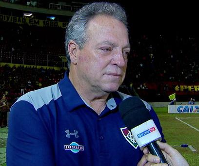 Abel Braga foi homenageado (reprodução Sportv) Abel Braga foi homenageado (reprodução Sportv)
