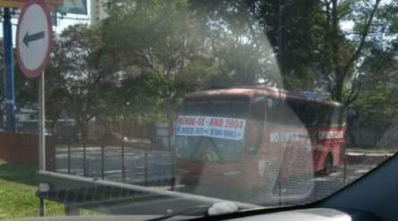 Ônibus do Mogi Mirim foi envolvido em negócio para pagar salários. (Foto: Reprodução)