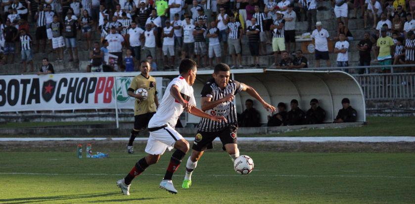 O Botafogo-PB volto a vencer com uma virada sobre o Moto Club. (Foto: Divulgação / Botafogo da Paraíba)