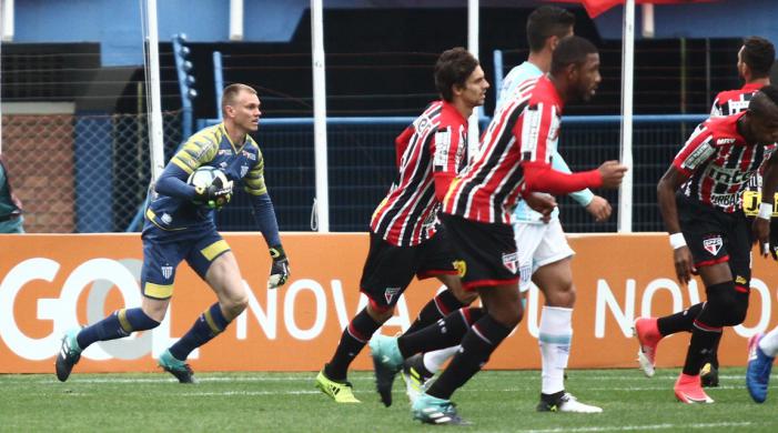 São Paulo vai poder escalar Lucas Pratto após empate, por 1 a 1, contra o Avaí. Foto: AVAI - Oficial