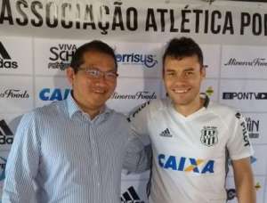 Renato Cajá não treina e está fora do jogo da Ponte Preta contra o Atlético-MG
