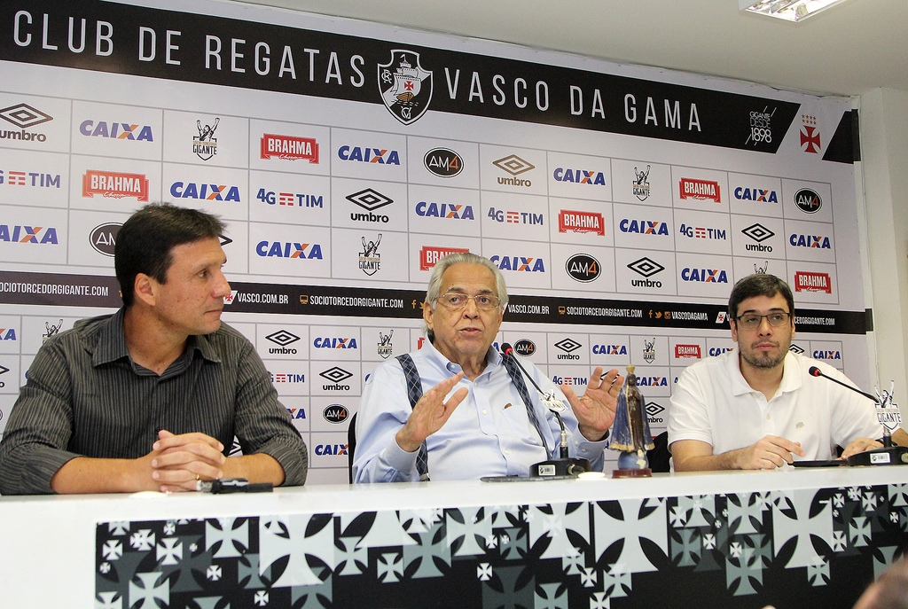 Zé Ricardo foi apresentado como novo treinador do Vasco