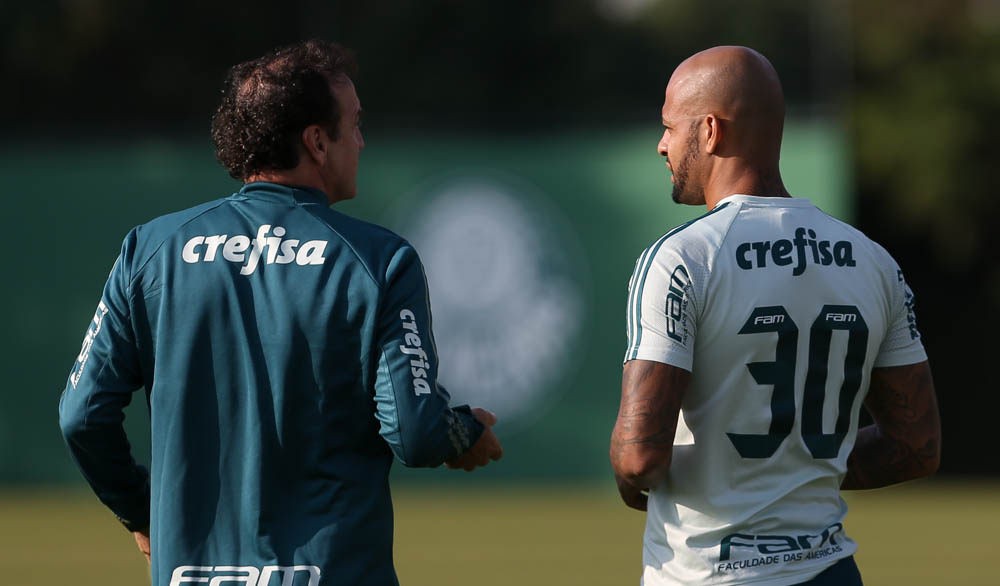 Cuca aceita conversar e Felipe Melo pode voltar ao elenco do Palmeiras